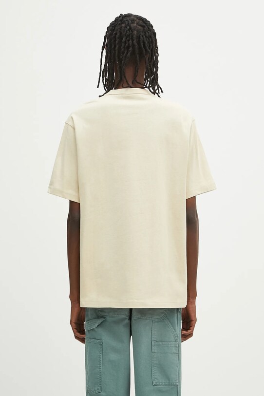 Odzież The North Face t-shirt bawełniany Dome Relaxed Pocket NF0A8C3P3X41 beżowy