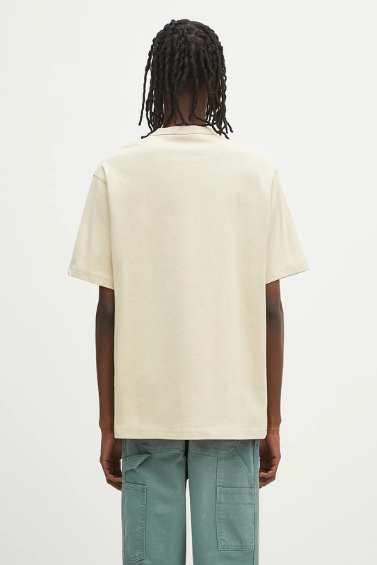 Abbigliamento The North Face t-shirt in cotone Dome Relaxed Pocket NF0A8C3P3X41 beige