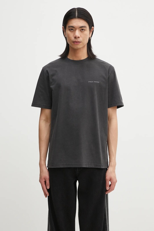 Odzież Daily Paper t-shirt bawełniany Senses T-Shirt 2511069 czarny