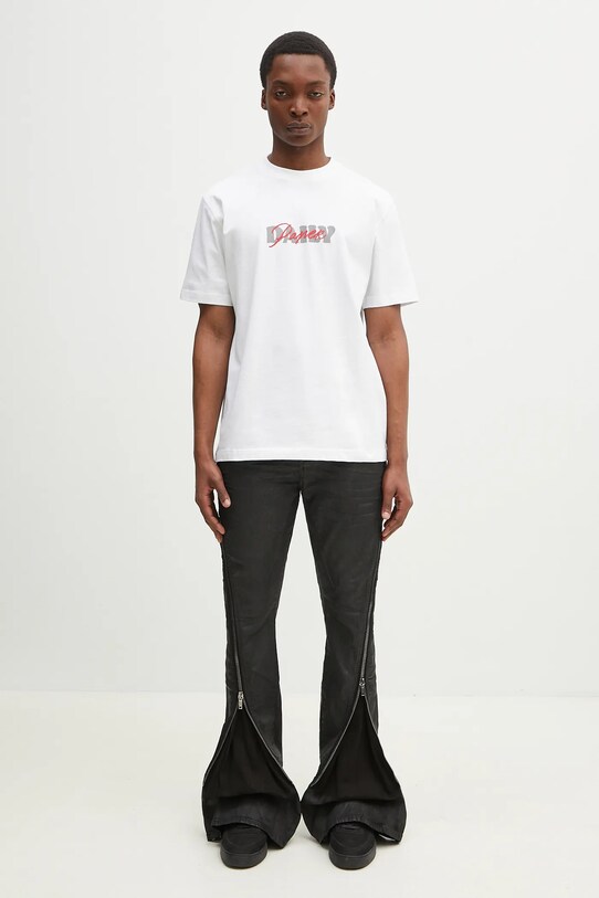 Daily Paper cotton t-shirt Overwritten T-Shirt 2511042 white