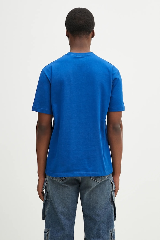 Odzież Daily Paper t-shirt bawełniany Orbit Emb T-Shirt 2512049 niebieski