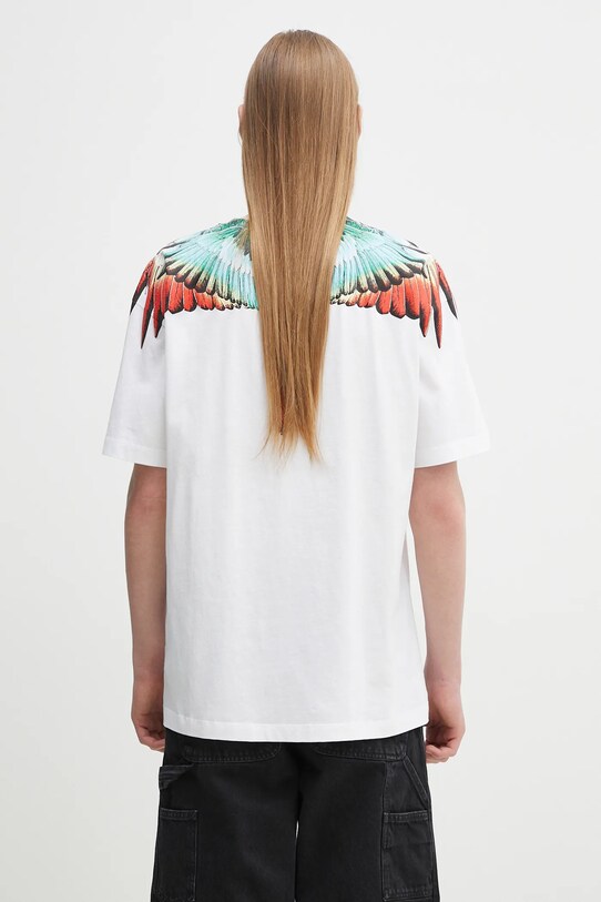 Clothing Marcelo Burlon cotton t-shirt Icon Wings Basic T-Shirt White Multicolo CMAA056S25JER0010184 white