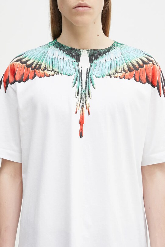 Marcelo Burlon cotton t-shirt Icon Wings Basic T-Shirt White Multicolo white CMAA056S25JER0010184