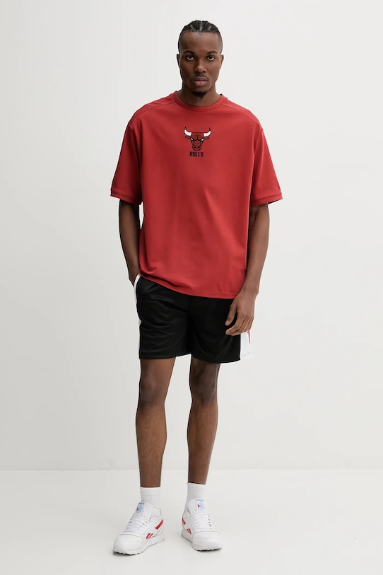 Bavlněné tričko New Era 60596461 oranžová SS25