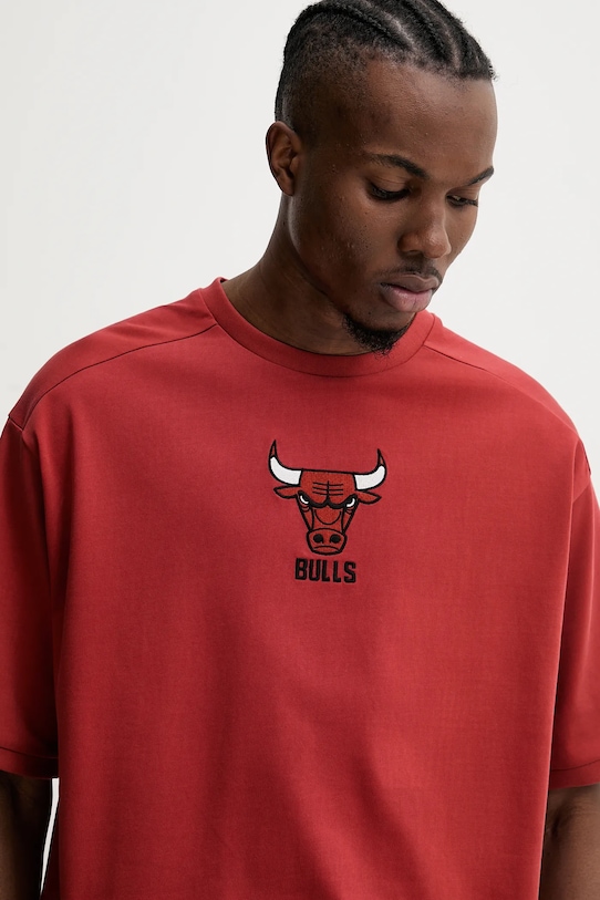 Bavlněné tričko New Era oranžová 60596461