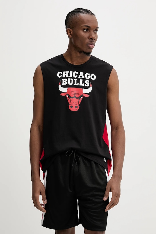 New Era tricou din bumbac print negru 60596405