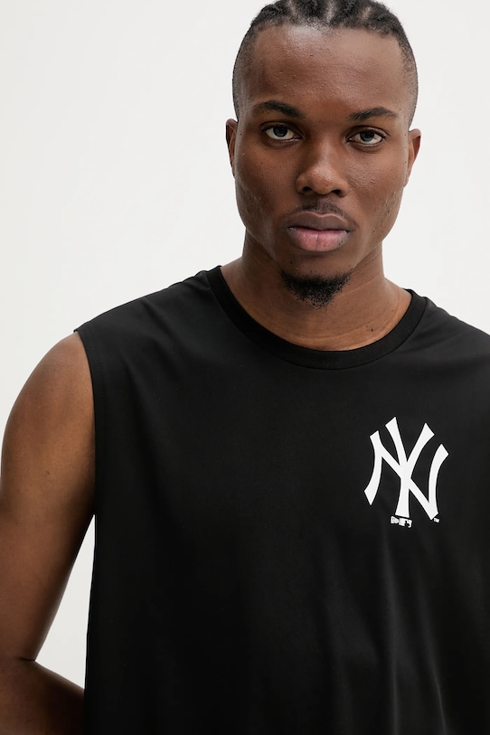 New Era t-shirt czarny 60596354