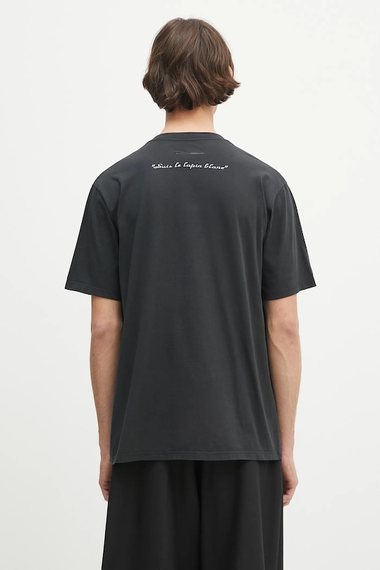 Odzież MM6 Maison Margiela t-shirt bawełniany SH2GC0024.M20108.899 czarny