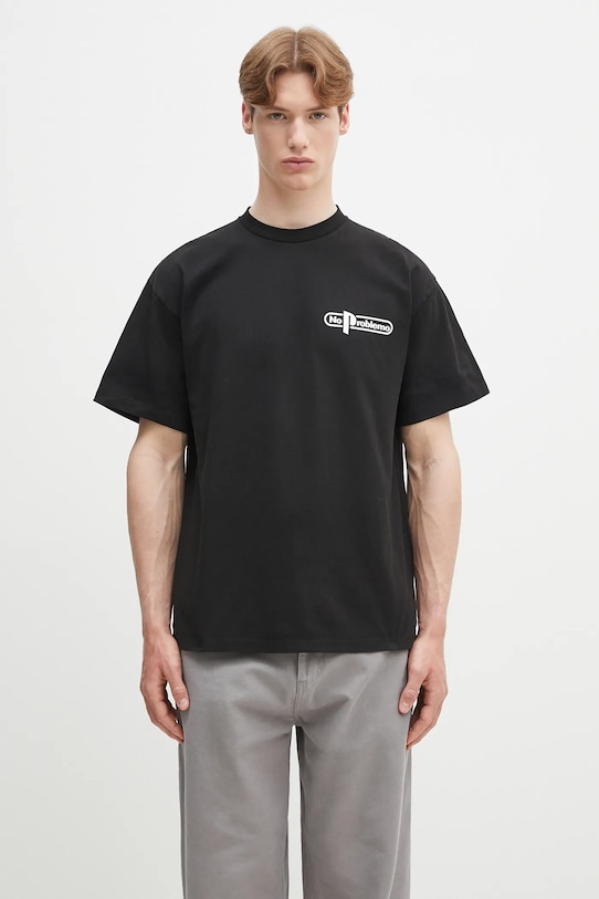Odzież No Problemo t-shirt bawełniany No Limits SS Tee NP6000603 czarny