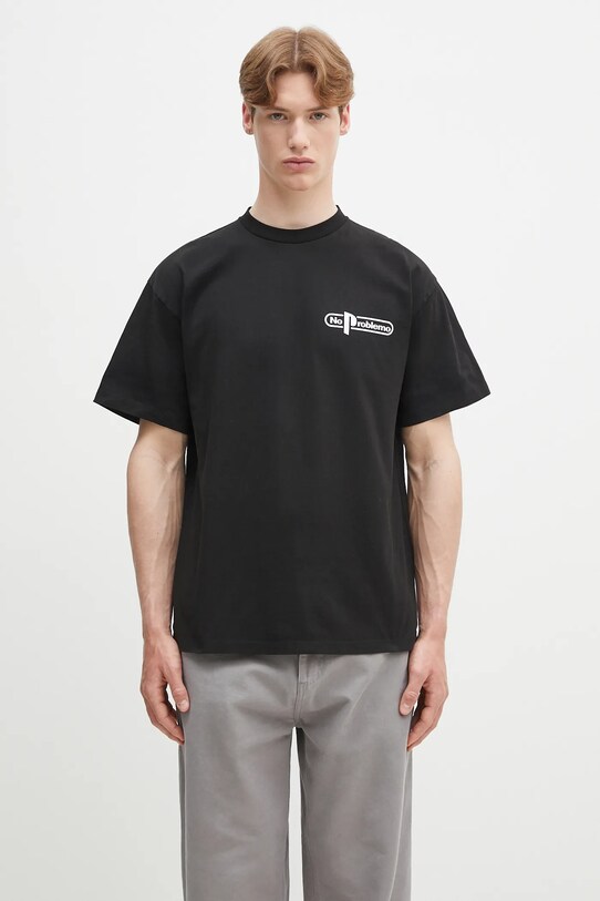 Îmbrăcăminte No Problemo tricou din bumbac No Limits SS Tee NP6000603 negru
