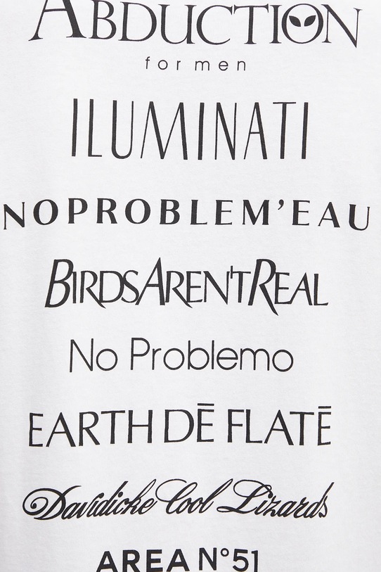 No Problemo pamut póló Eau De Problemo SS Tee fehér NP6000503