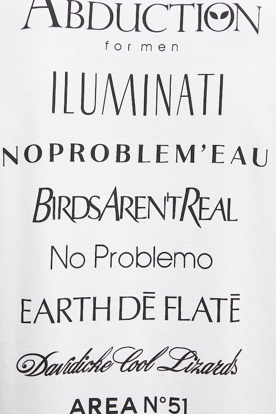 No Problemo pamut póló Eau De Problemo SS Tee fehér NP6000503