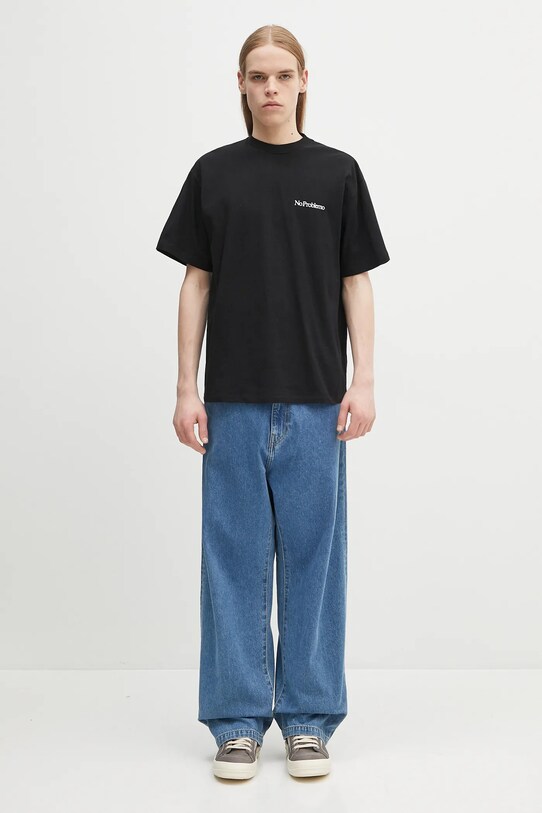 No Problemo tricou din bumbac Eau De Problemo SS Tee NP6000503 negru