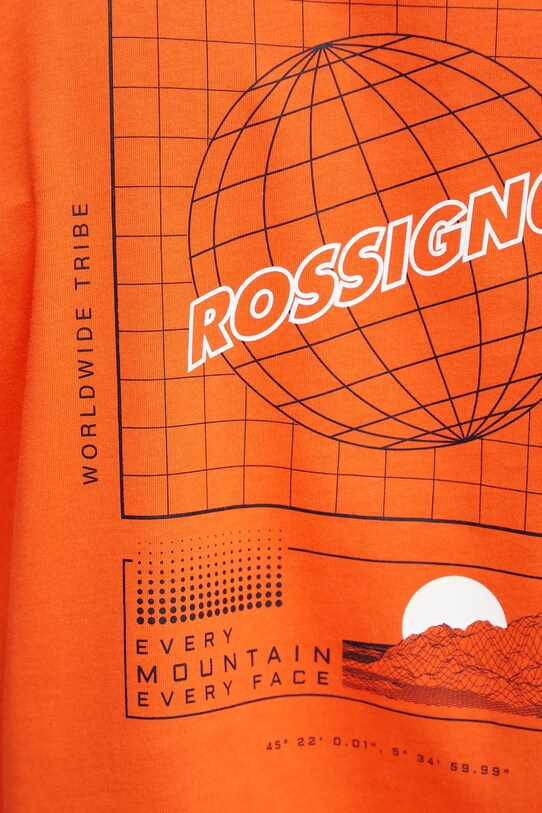 Rossignol tricou din bumbac Waterfall RLNMY24 portocaliu