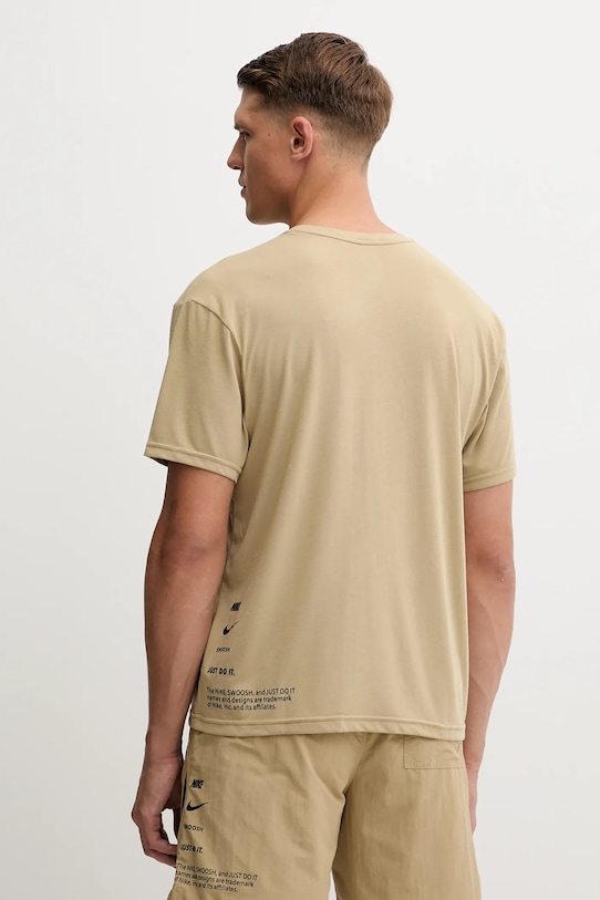 Îmbrăcăminte Nike tricou de antrenament NESSF523 bej