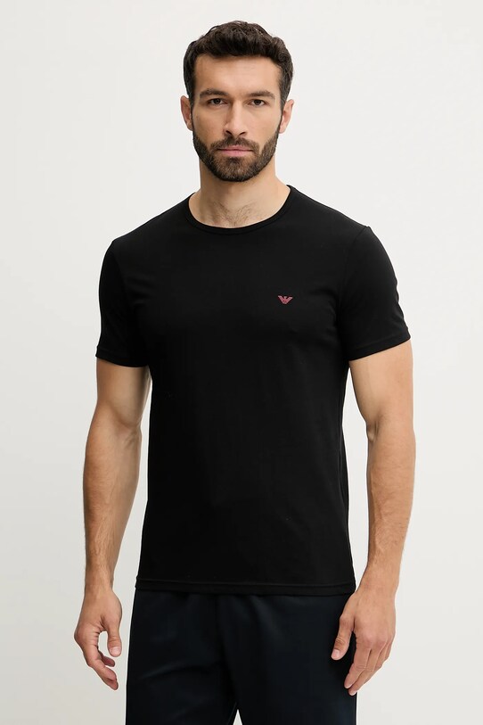 Emporio Armani Underwear tricou lounge din bumbac 2-pack EM000391.AF10800 alb SS25