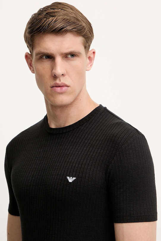 Ρούχα Μπλουζάκι Emporio Armani Underwear EM000379.AF12034 μαύρο