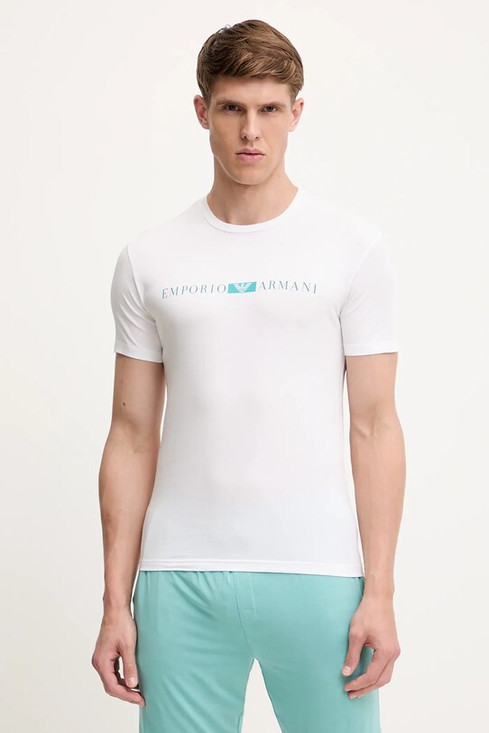 Tričko Emporio Armani Underwear slim biela EM000379.AF10774