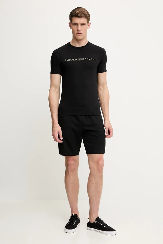Tričko Emporio Armani Underwear EM000379.AF10774 čierna SS25