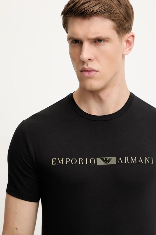 Tričko Emporio Armani Underwear čierna EM000379.AF10774