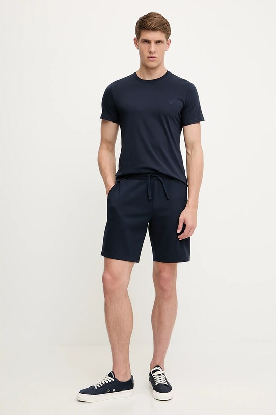 Emporio Armani Underwear t-shirt bawełniany EM000377.AF14210 granatowy SS25