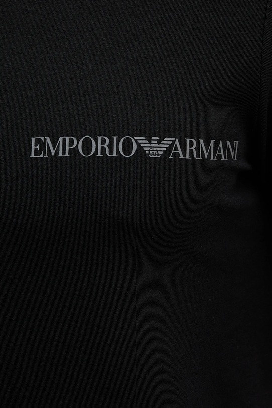 Μπλουζάκι lounge Emporio Armani Underwear 2-pack μαύρο EM000391.AF10779