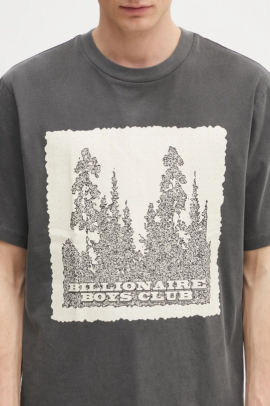 Billionaire Boys Club t-shirt bawełniany Wilderness T-shirt szary B25159