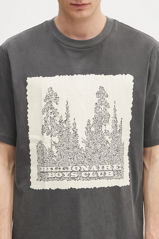 Billionaire Boys Club t-shirt bawełniany Wilderness T-shirt szary B25159