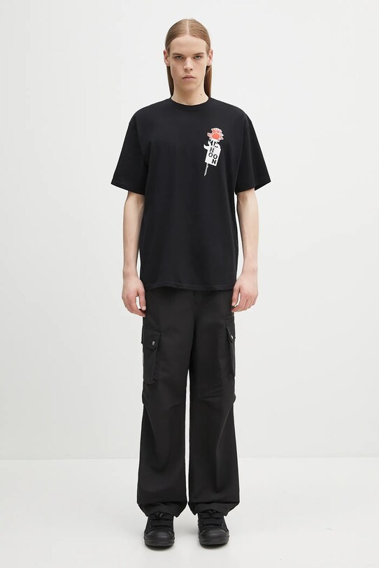 Undercover t-shirt in cotone Tee UC1E3810 nero