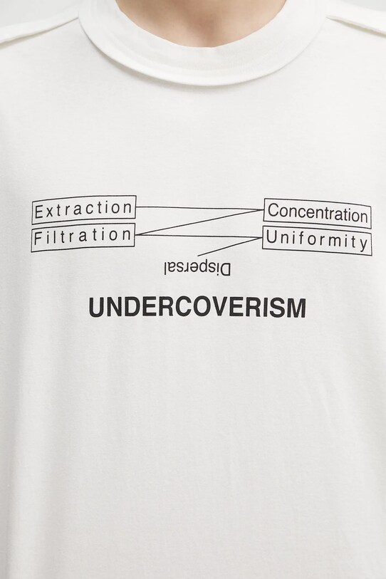 Undercover t-shirt bawełniany C/S biały UP1E4808