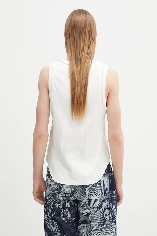 Clothing Undercover cotton top C/S UC1E4803.1 white