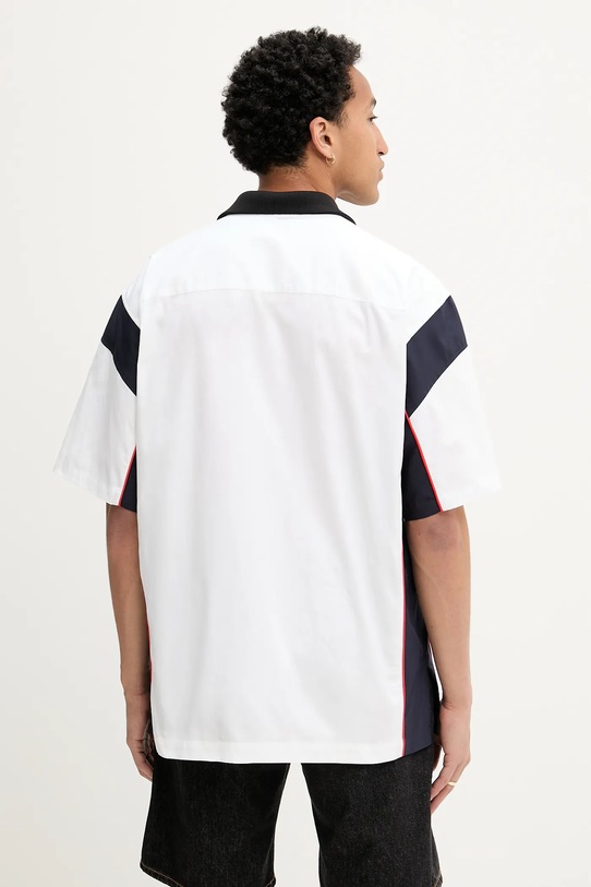 Odzież AMBUSH koszula bawełniana Sports Designed Shirt 12115310 biały