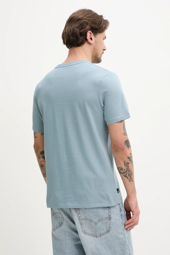 Timberland tricou din bumbac TB0A5UPQ7581 albastru SS25
