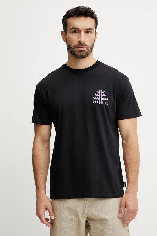 Abbigliamento Picture t-shirt in cotone Ouvea MTS1264 nero