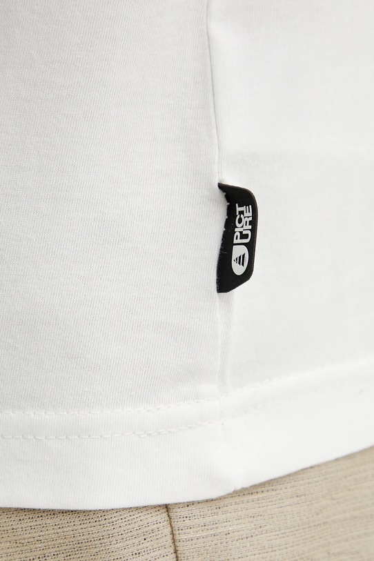 Βαμβακερό μπλουζάκι Picture Squatchy MTS1268. λευκό