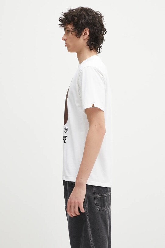 A Bathing Ape t-shirt in cotone By Bathing Ape 1L30110002 bianco SS25