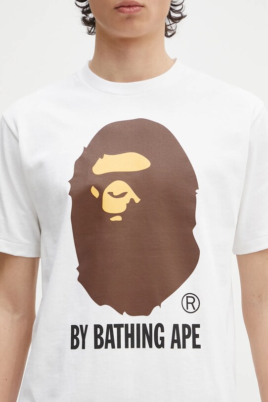 A Bathing Ape t-shirt in cotone By Bathing Ape bianco 1L30110002