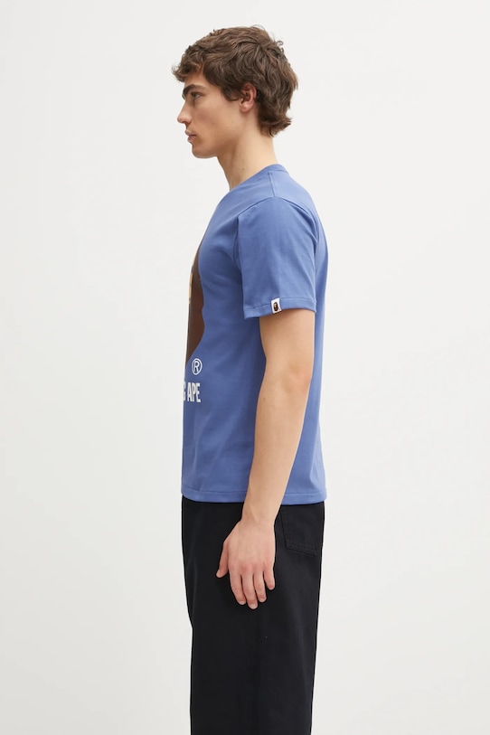 A Bathing Ape t-shirt in cotone By Bathing Ape 1L30110002 blu navy SS25