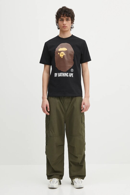 A Bathing Ape t-shirt bawełniany By Bathing Ape 1L30110002 czarny