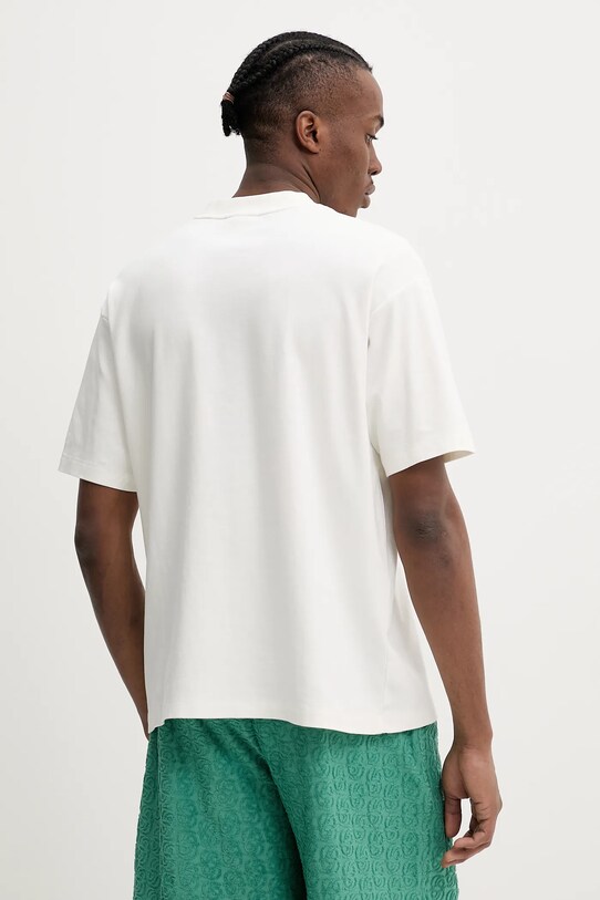 Одежда Хлопковая футболка Drôle de Monsieur Le T-Shirt Golfeur G.TS236.CO002.OW бежевый