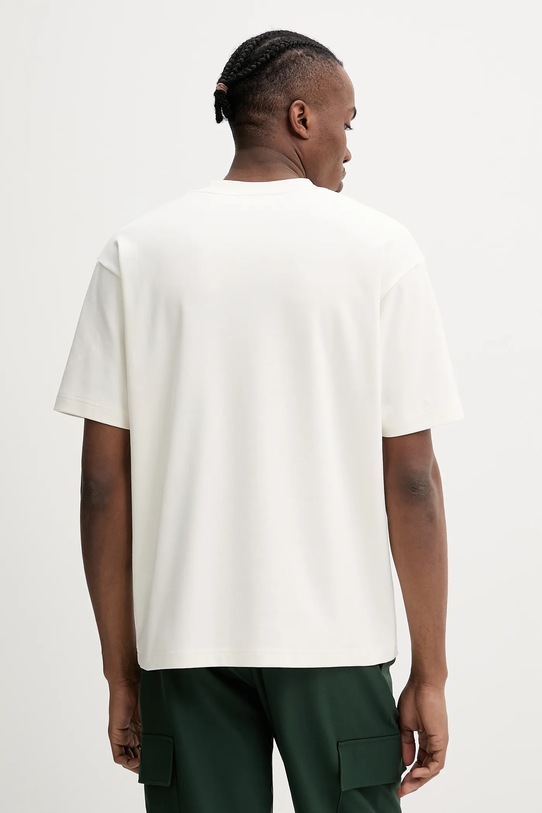 Îmbrăcăminte Drôle de Monsieur tricou din bumbac Le T-Shirt Polo G.TS241.CO199.OW bej