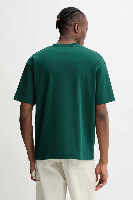 Îmbrăcăminte Drôle de Monsieur tricou din bumbac Le T-Shirt Polo G.TS241.CO199.DGN verde