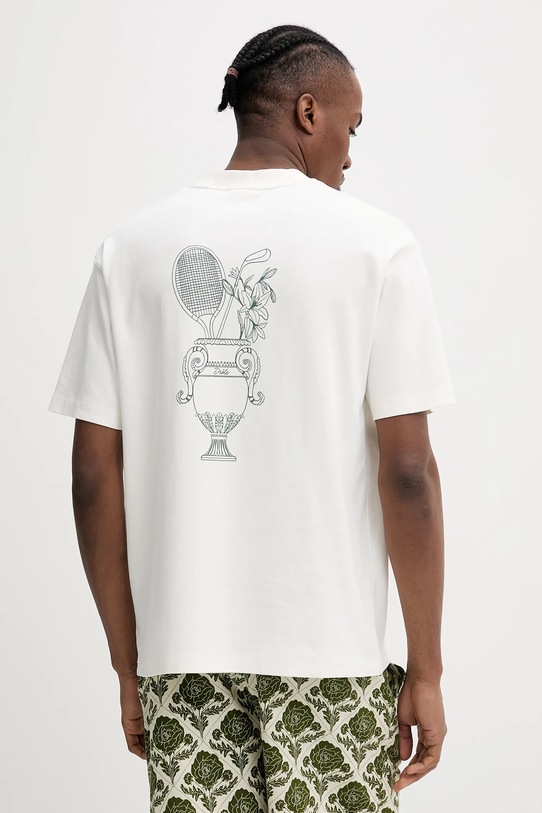 Abbigliamento Drôle de Monsieur t-shirt in cotone Le T-Shirt Medicis Sport G.TS232.CO002.OW beige