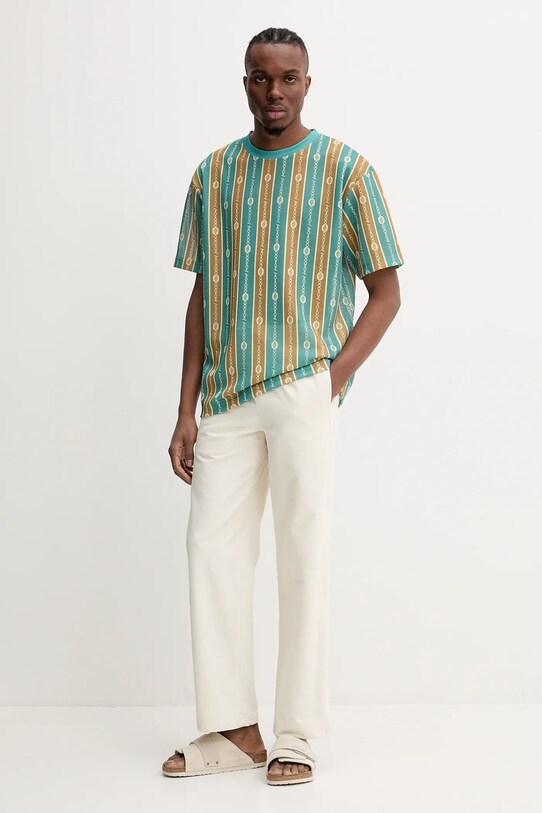 Tričko Drôle de Monsieur Le T-Shirt Mesh G.TS252.PL162.EM tyrkysová SS25