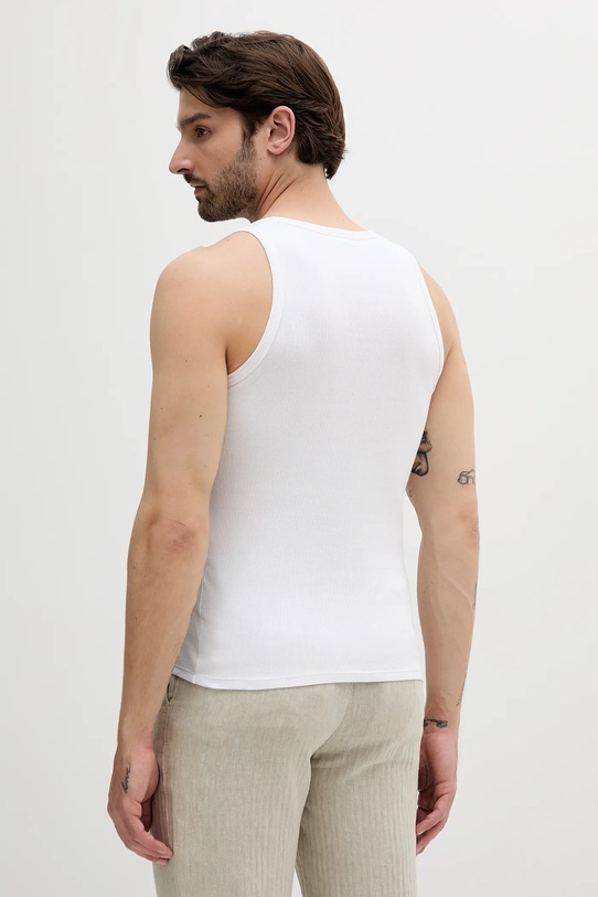 Îmbrăcăminte United Colors of Benetton top din bumbac 3JKF2H002 alb