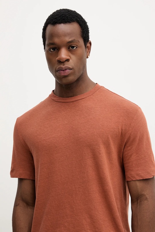 Plátěné tričko United Colors of Benetton oranžová 3UTFU10B1