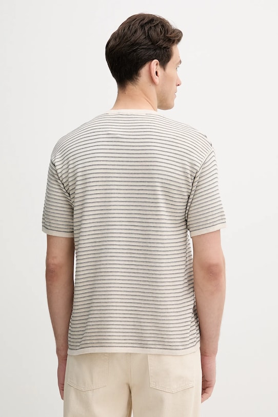 Odzież United Colors of Benetton t-shirt bawełniany 1195K109V beżowy