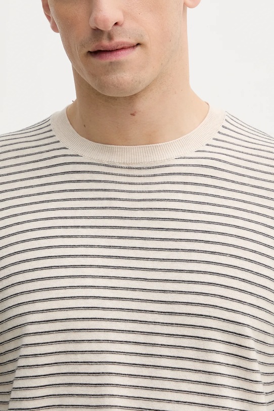 United Colors of Benetton t-shirt bawełniany 1195K109V beżowy