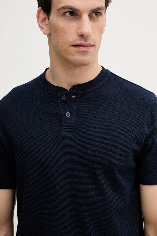 Bavlnené tričko United Colors of Benetton tmavomodrá 3RL3U10AS