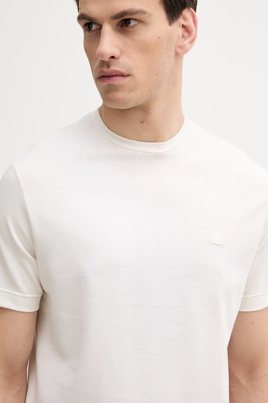 United Colors of Benetton t-shirt bawełniany beżowy 3M4WU1088